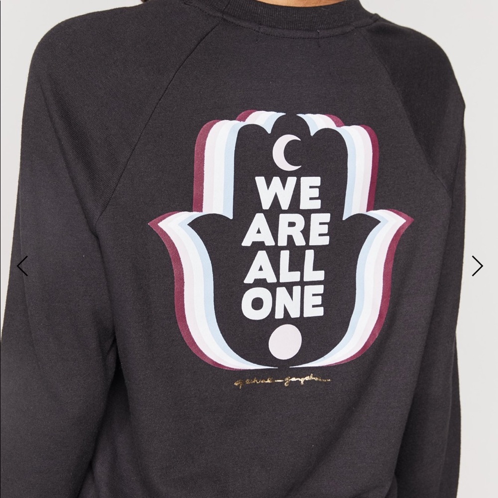Spiritual Gangster we are all one sweatshirt hamsa